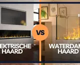 Elektrische waterdamphaard vs elektrische haard zonder waterdamp 