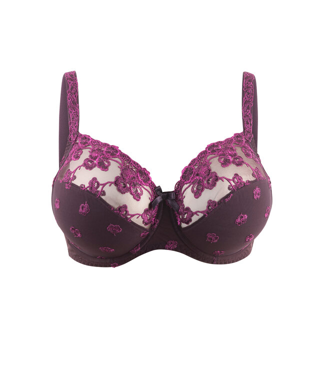 Juliette Underwire Bra Sophia Aubergine