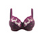 Juliette 3-delige Volle Cup Beugel BH Sophia Aubergine