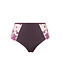 Juliette High Waist Brief Sophia Aubergine