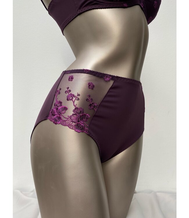 Juliette Culotte Haute Sophia Aubergine