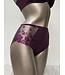 Juliette High Waist Brief Sophia Aubergine