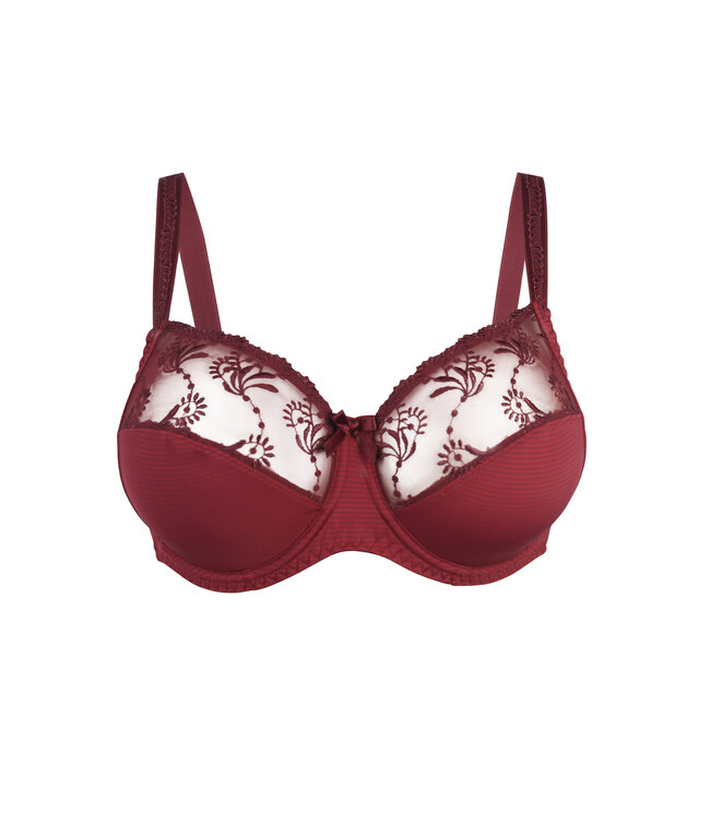 Juliette Soutien-Gorge à armatures Simonne Burgundy