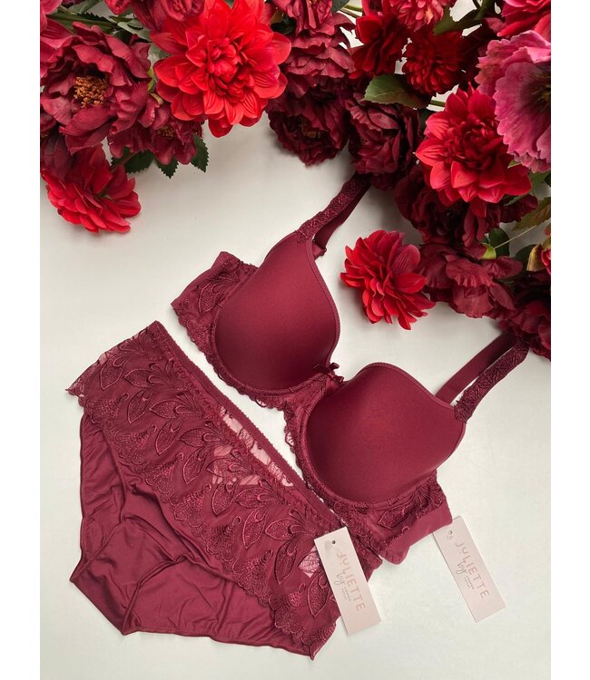Jackie Spacer Underwire Bra Merlot
