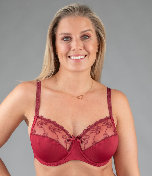 Juliette Underwire Bra Simonne Burgundy