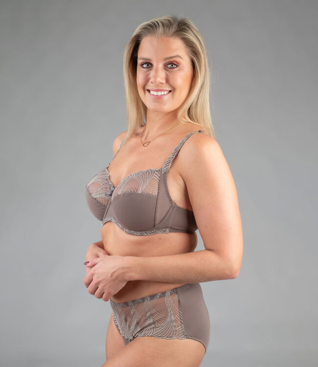 Juliette  3-delige Volle Cup Beugel BH Emilia Taupe