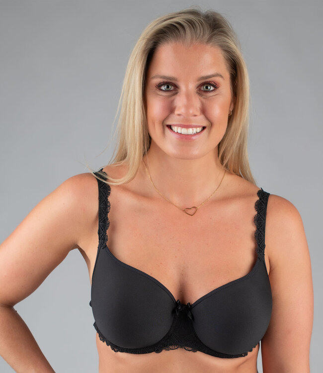 Jackie Spacer Underwire Bra Black