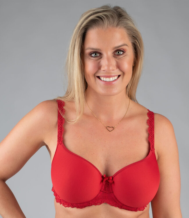 Jackie Spacer Underwire Bra Red