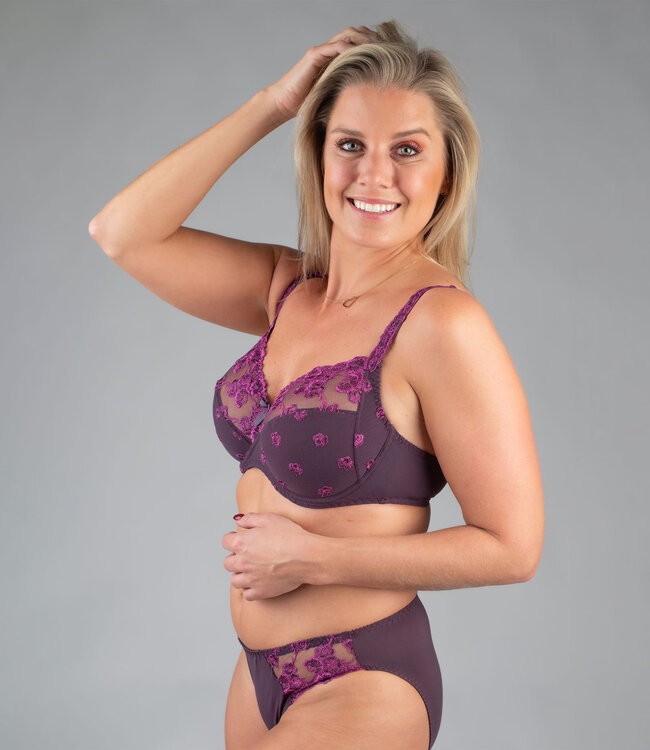 Juliette Soutien-Gorge à armatures Sophia Aubergine