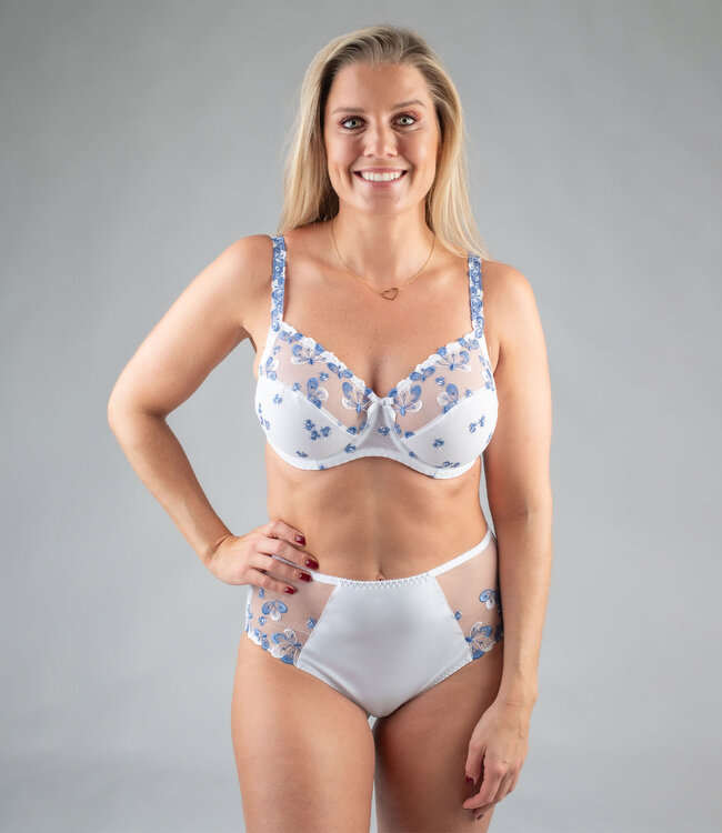Juliette Tailleslip Colette Bicolor White/Blue