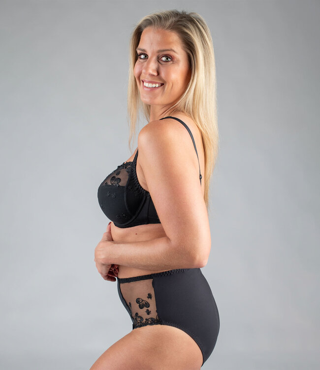 Juliette Hoge Tailleslip Colette Jet Black