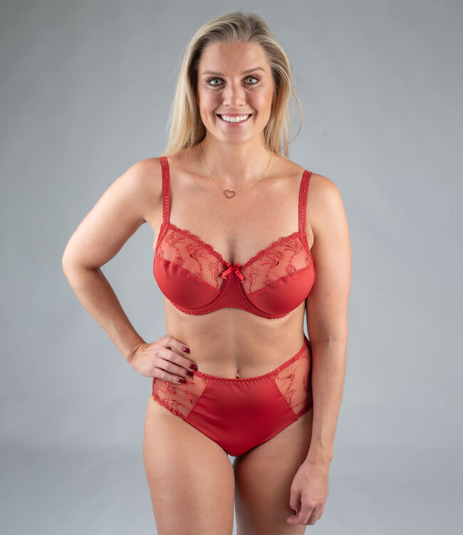 Juliette High Waist Brief Simonne Paprika