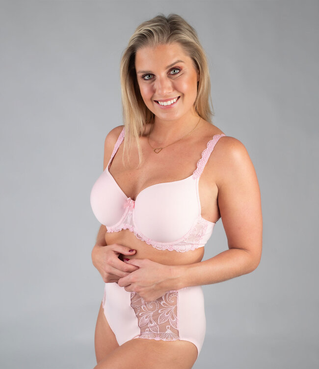 Juliette Jackie Spacer High Waist Brief Blush Pink
