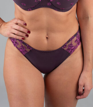 Juliette Slip Sophia Aubergine