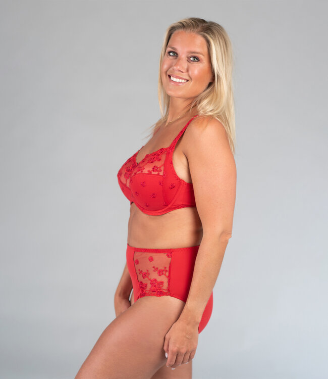 Juliette Culotte Haute Sophia Rouge Affaire