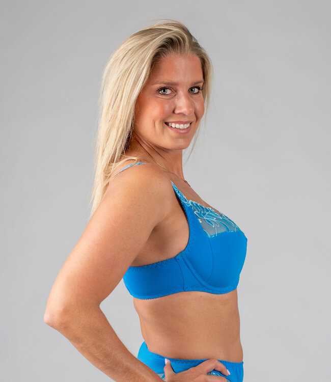 Juliette 3-delige Volle Cup Beugel BH Camille Mystic Blue