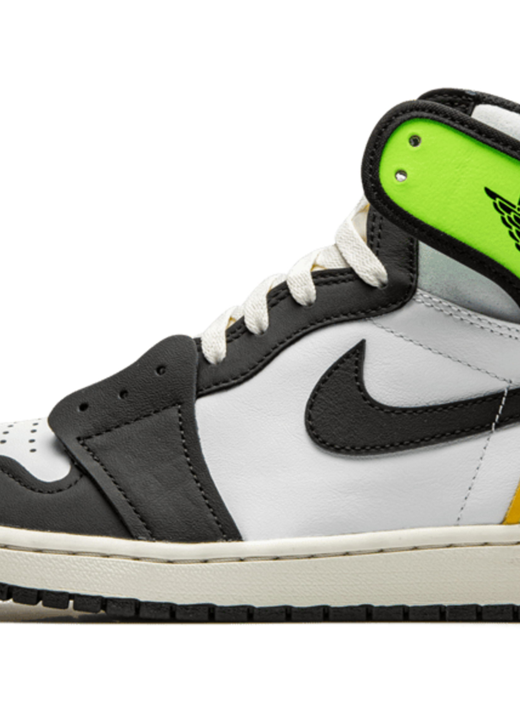 Nike Jordan 1 Retro High White Black Volt University Gold