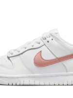 Nike Dunk Low White Pink Bronze Swoosh