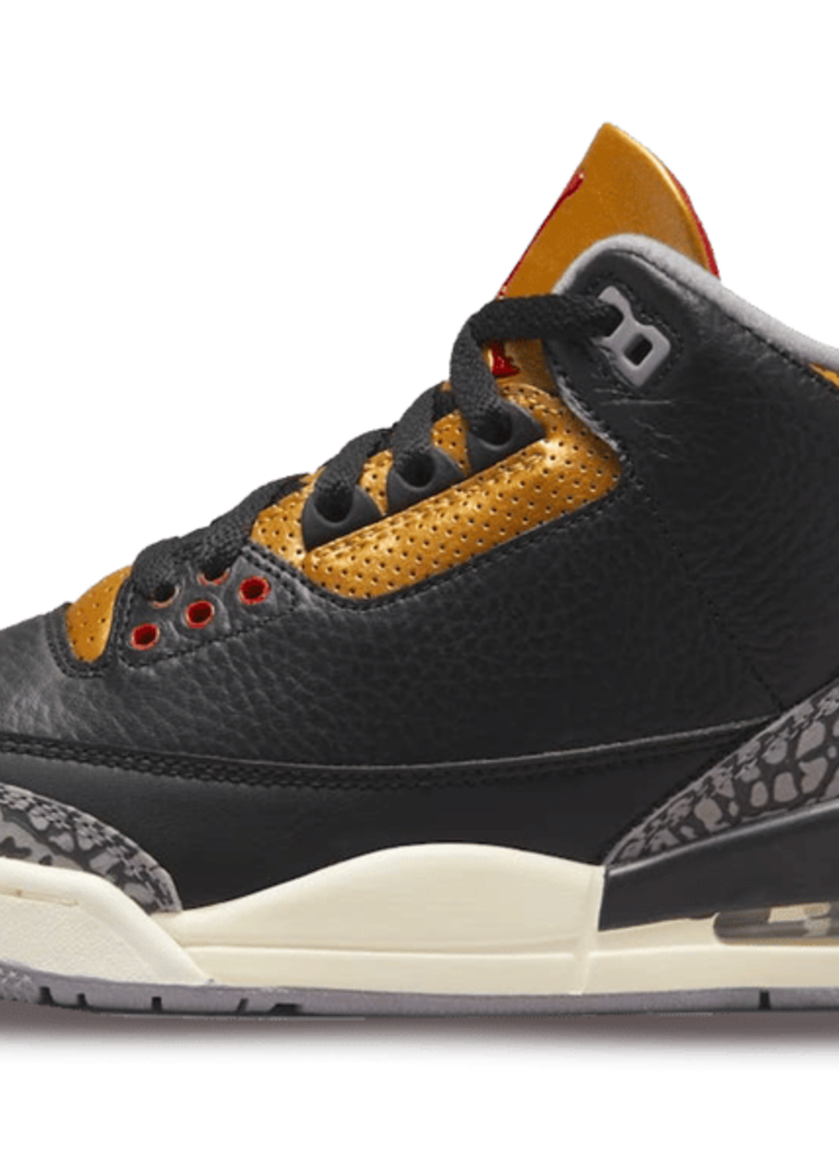 Nike Jordan 3 Black Cement Gold