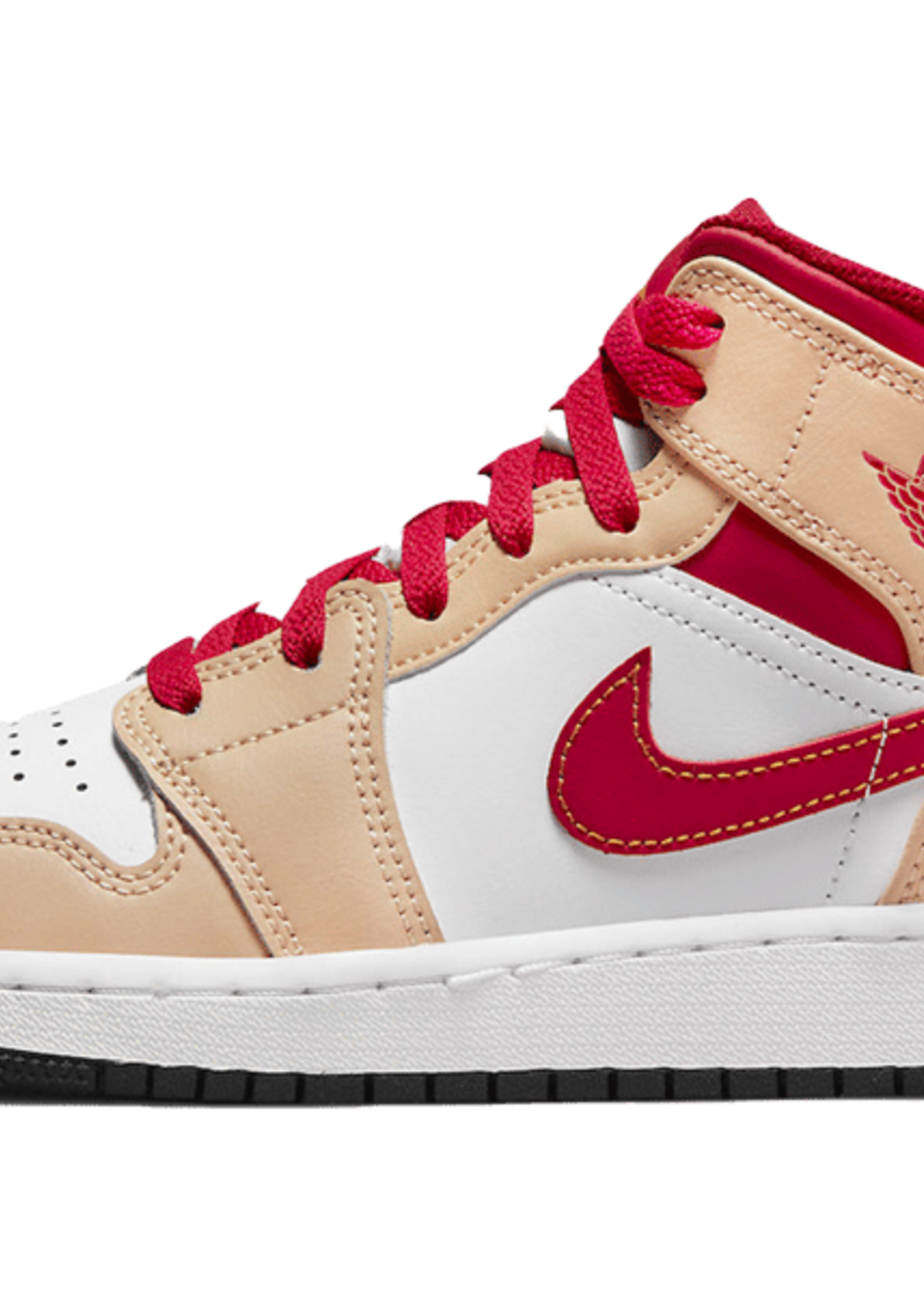 Nike Jordan 1 Mid Light Cardinal Curry