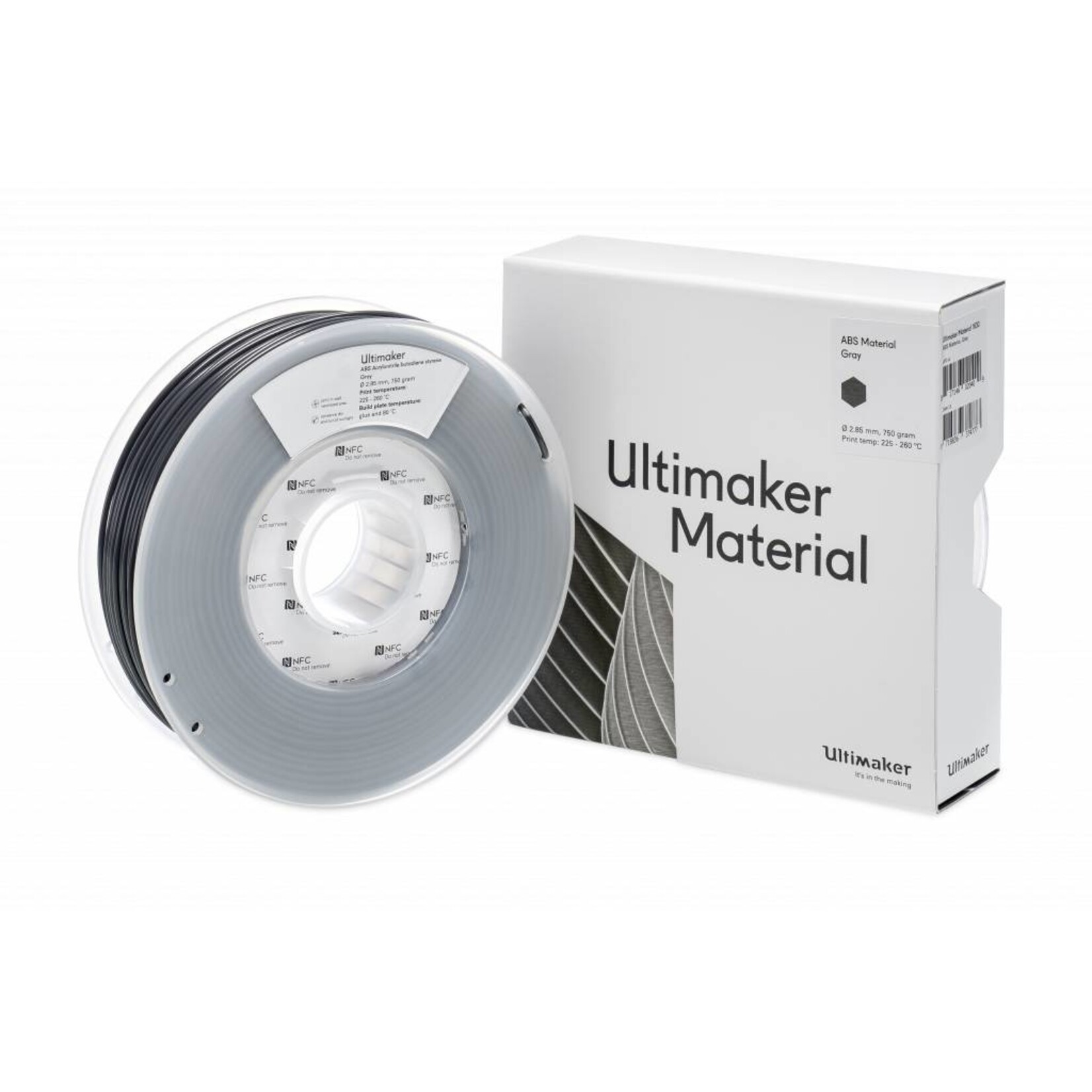 UltiMaker 2,85mm ABS Gray 0,75kg