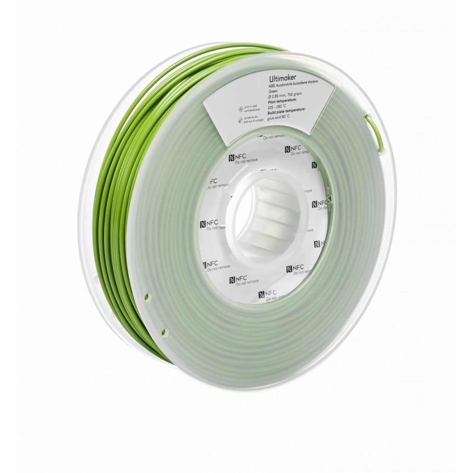 UltiMaker 2,85mm ABS Green 0,75kg