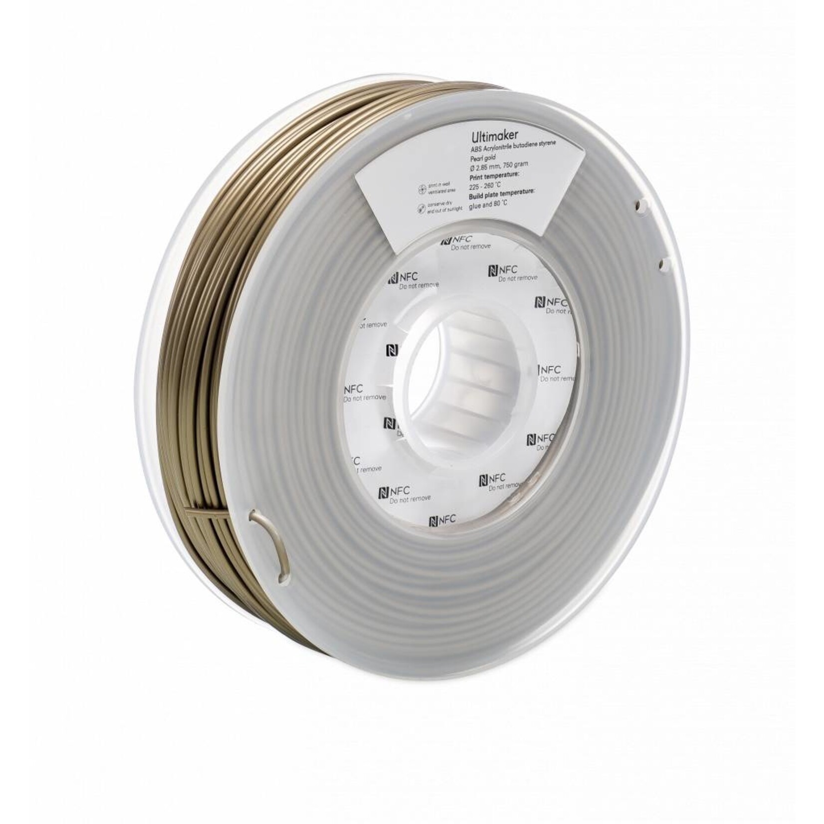 UltiMaker 2,85mm ABS Pearl Gold - 0,75kg