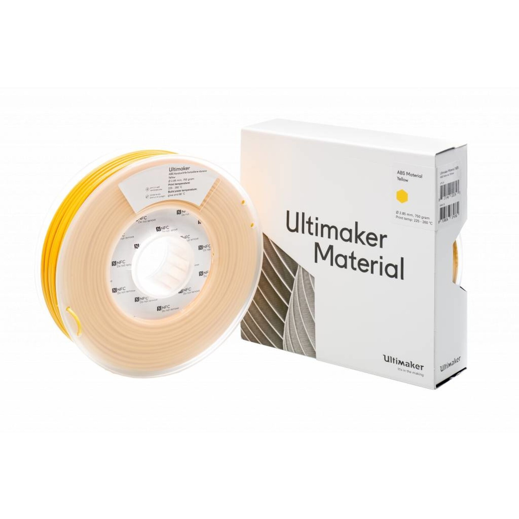 UltiMaker 2,85mm ABS Yellow 0,75kg