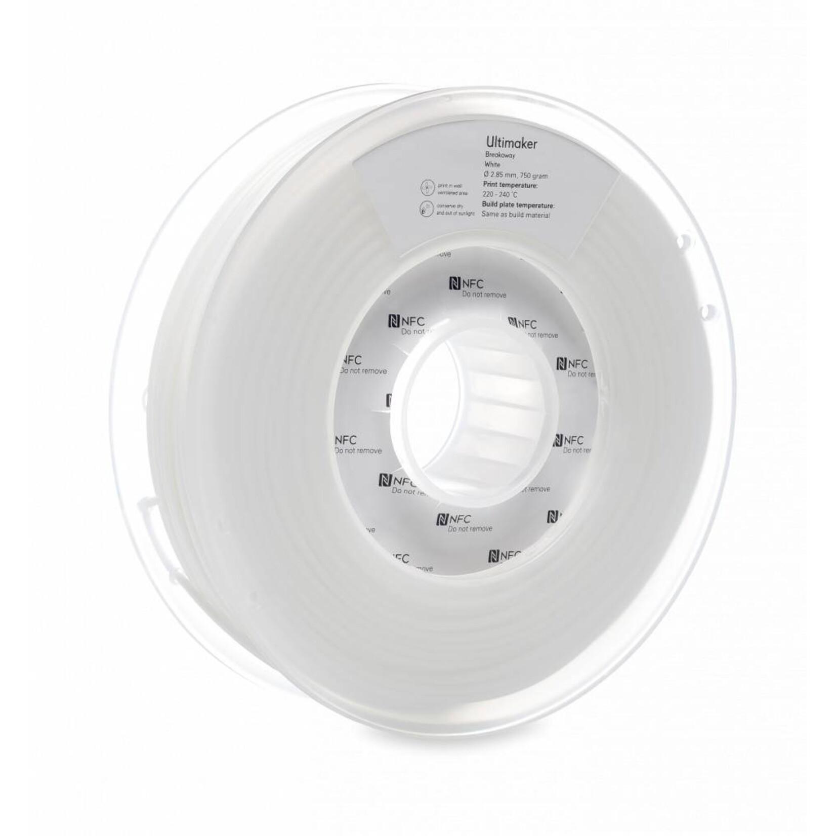 UltiMaker 2,85mm Breakaway Wit 0,75kg