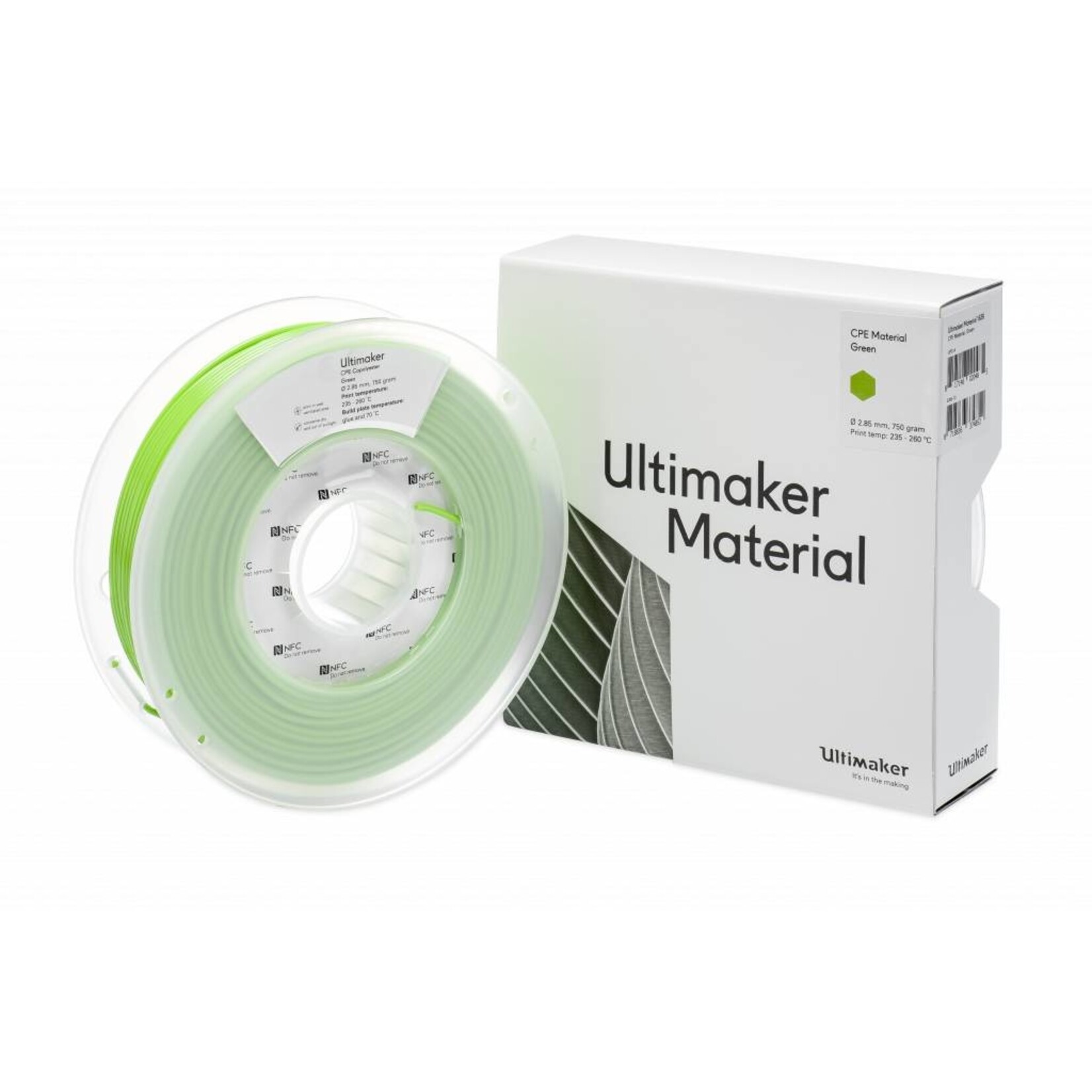 UltiMaker 2,85mm CPE Green 0,75kg