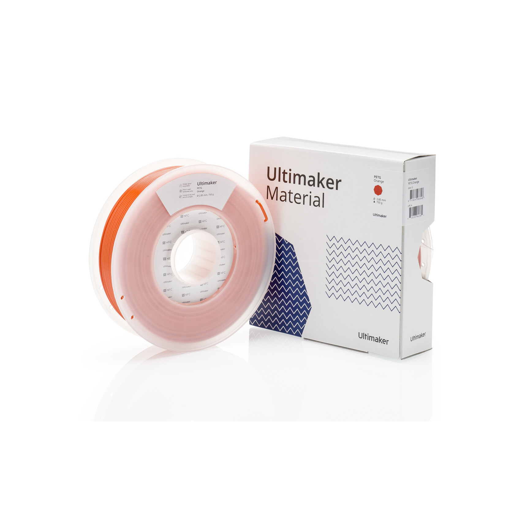 UltiMaker 2,85mm PETG Orange 0,75kg