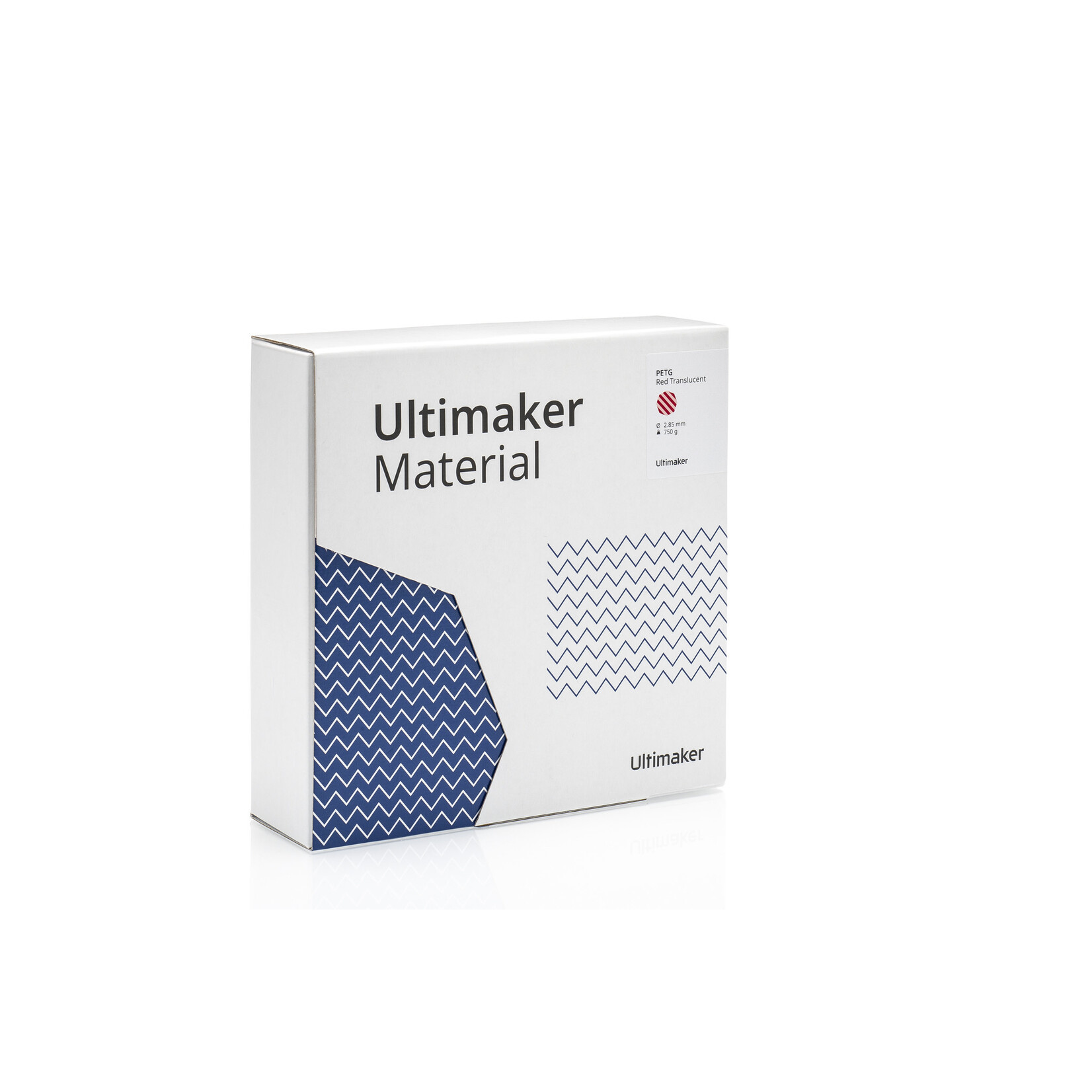 UltiMaker 2,85mm PETG Red Translucent 0,75kg