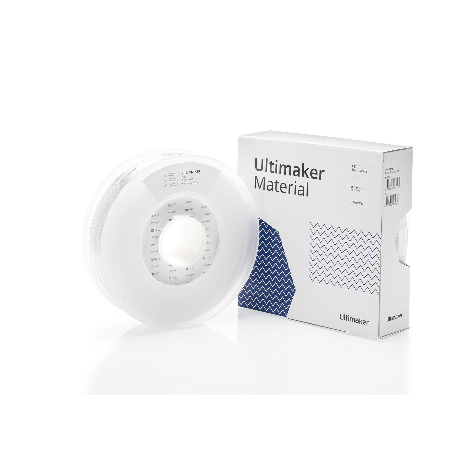 UltiMaker 2,85mm PETG Transparent 0,75kg