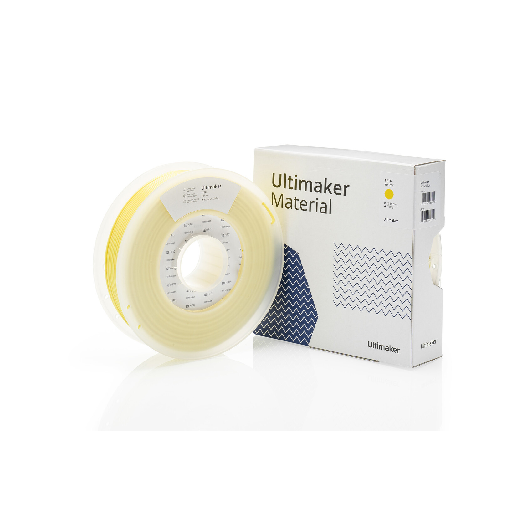 UltiMaker 2,85mm PETG Yellow 0,75kg