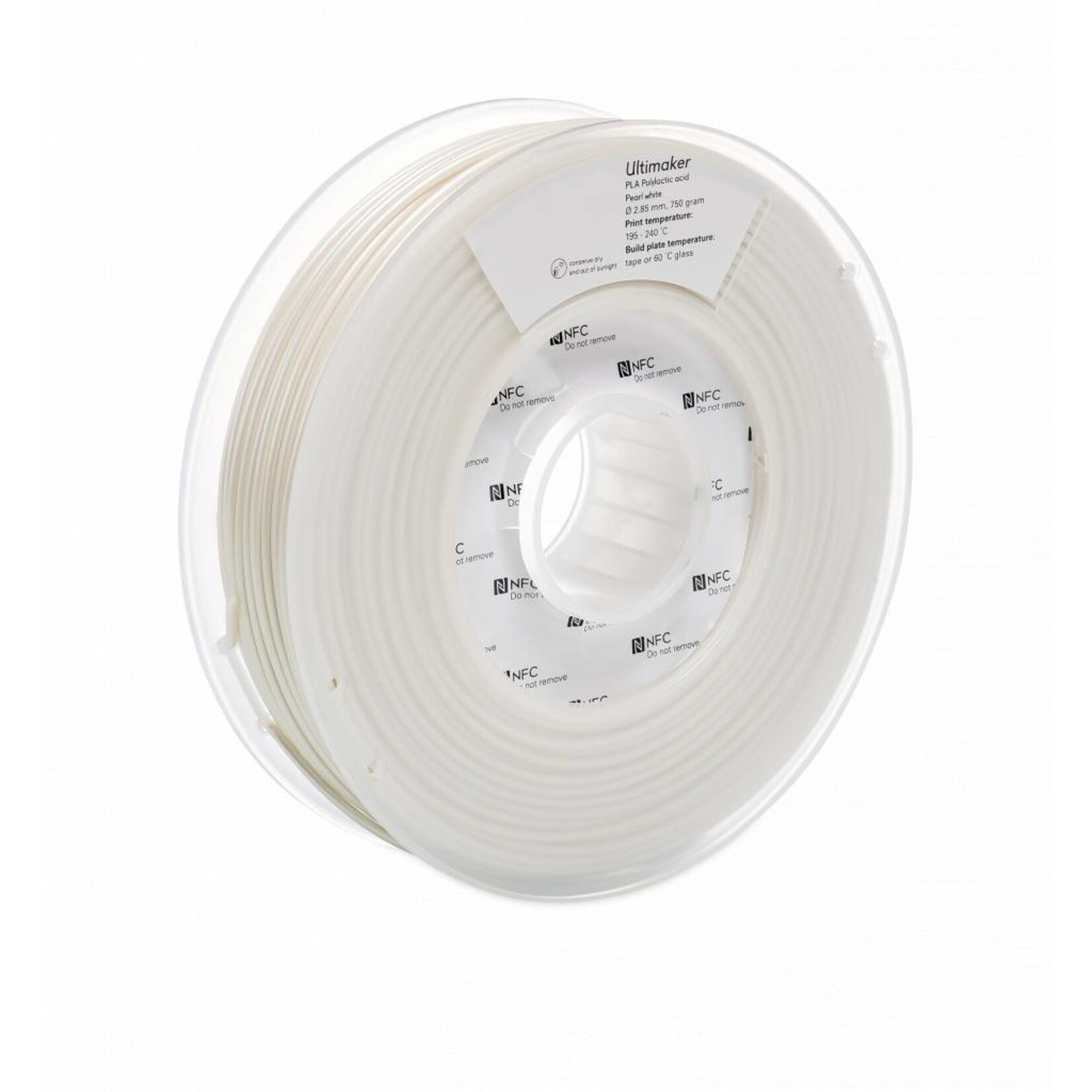 UltiMaker 2,85mm PLA Pearl-White 0,75kg