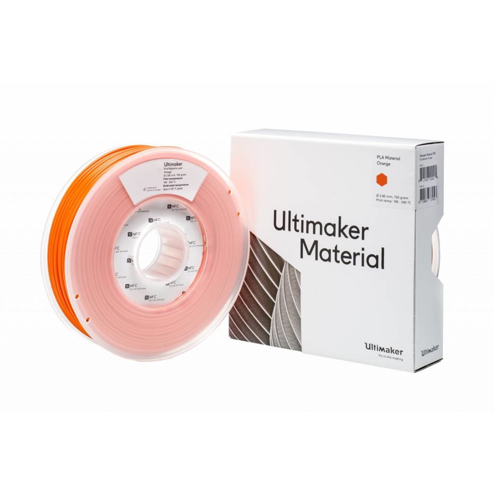 UltiMaker 2,85mm PLA Orange 0,75kg