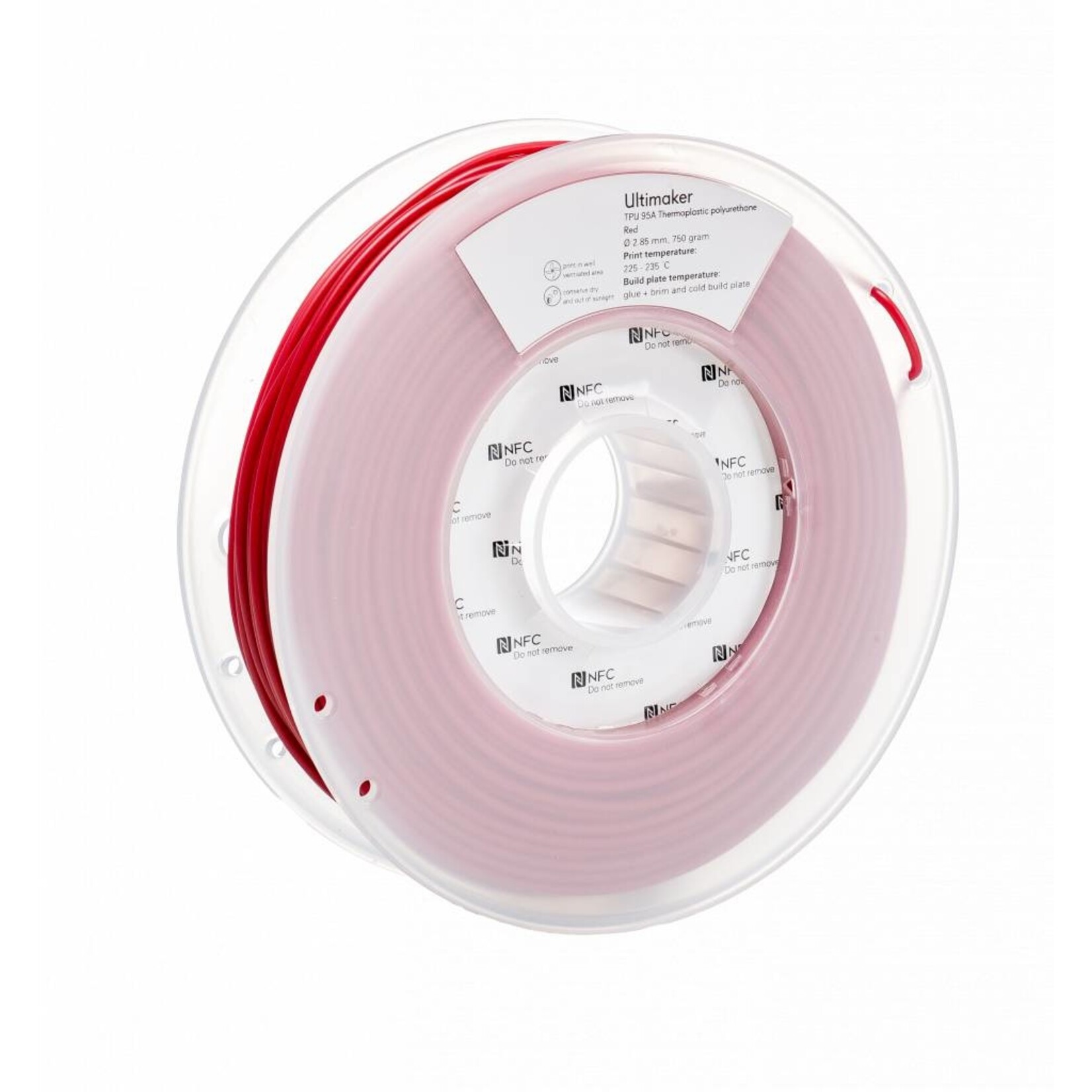 UltiMaker 2,85mm TPU 95A Red 0,75kg