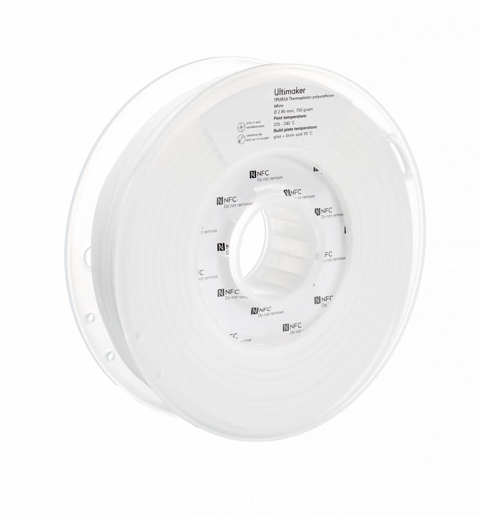2,85mm TPU 95A White 0,75kg - MTB3D