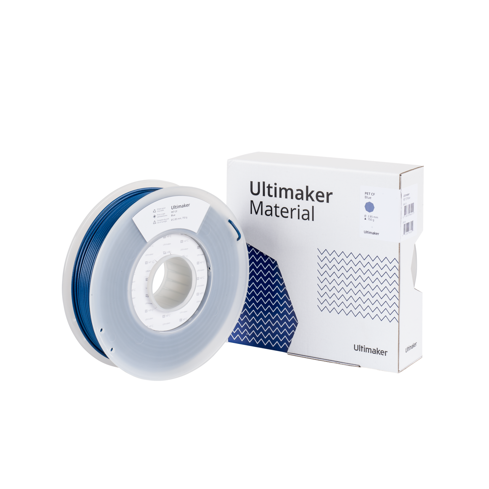 UltiMaker 2,85mm PET Carbon Blauw 0,75kg
