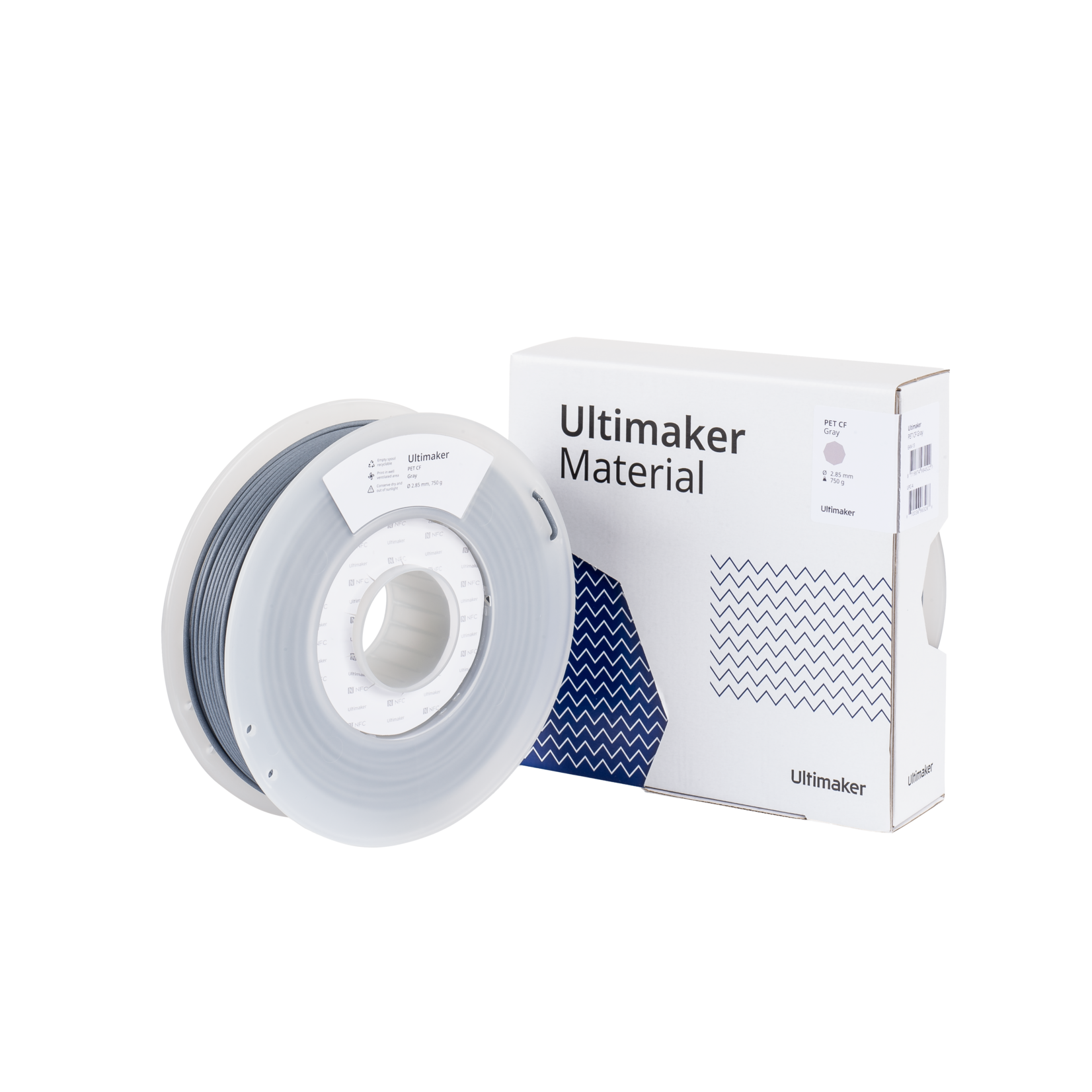UltiMaker 2,85mm PET Carbon Grey 0,75kg