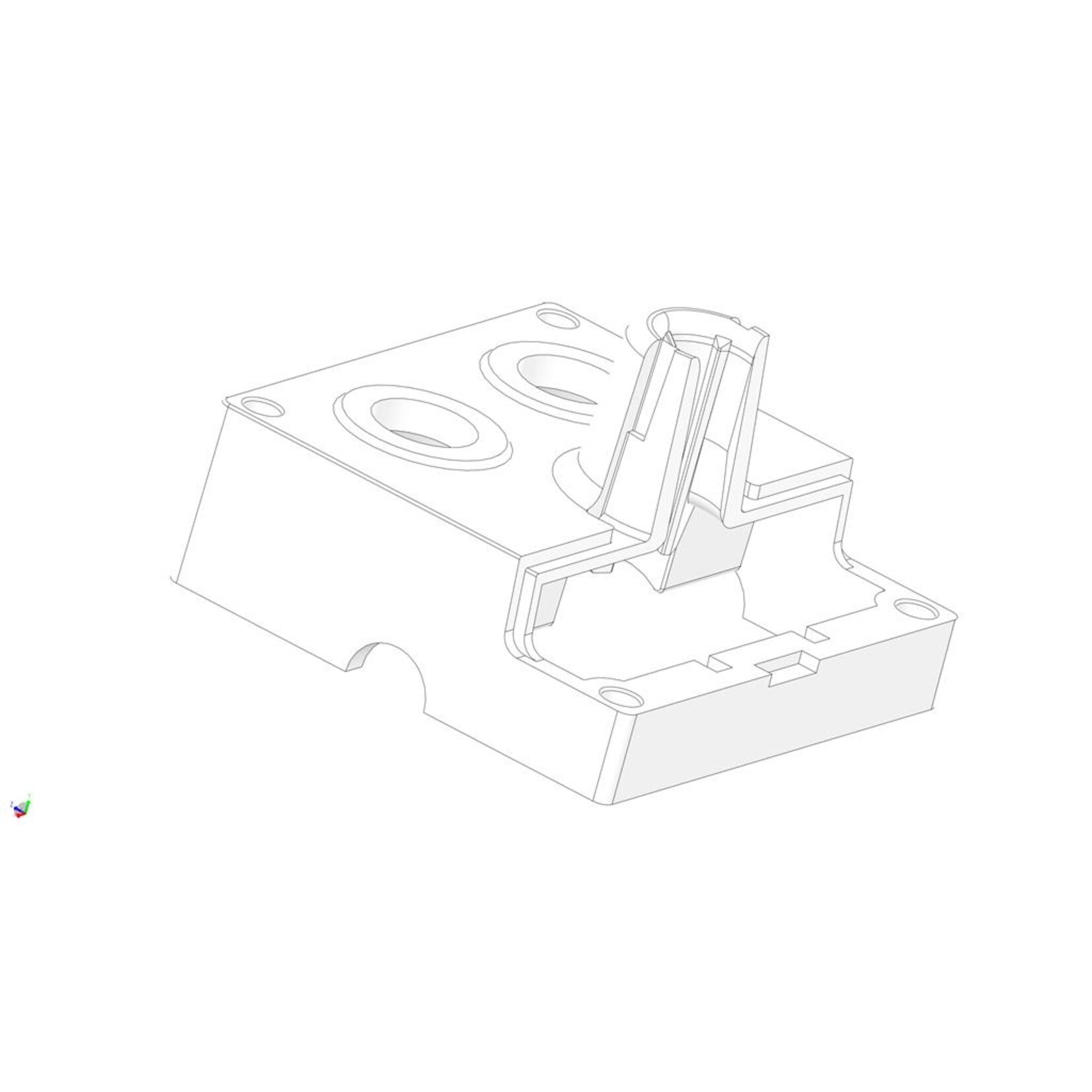 UltiMaker Bearing Housing Top Strain Relief