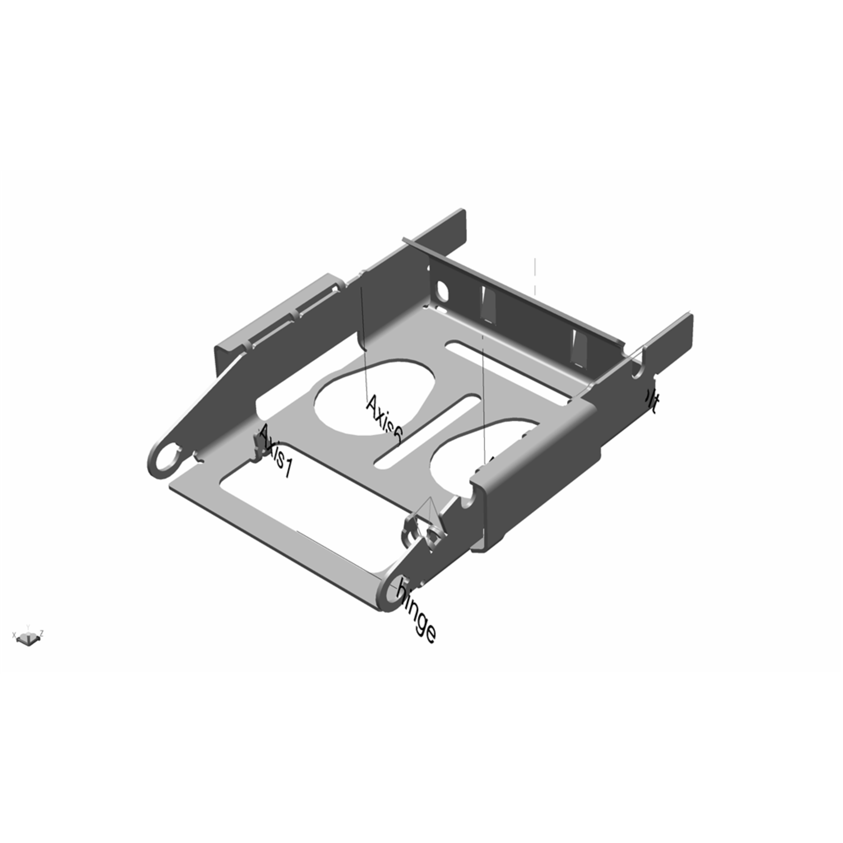 UltiMaker Front Fan Bracket S_R2