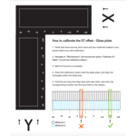 UltiMaker XY calibration sheet (211130) Replaced
