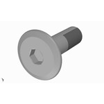 UltiMaker M3x10 flat head bolt Nylok (215682)