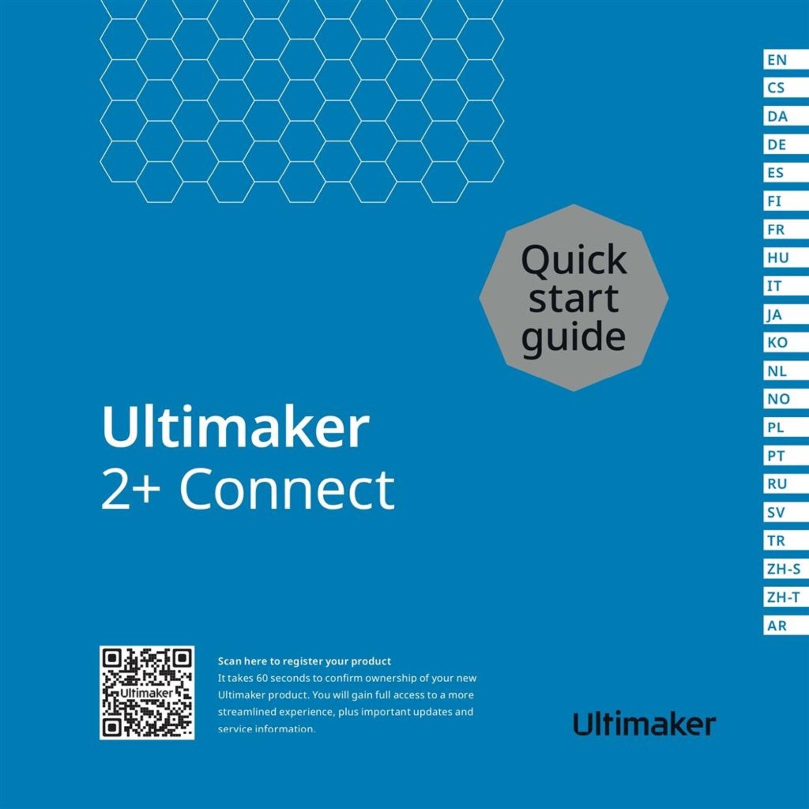 UltiMaker Quick start guide UM2+ Connect