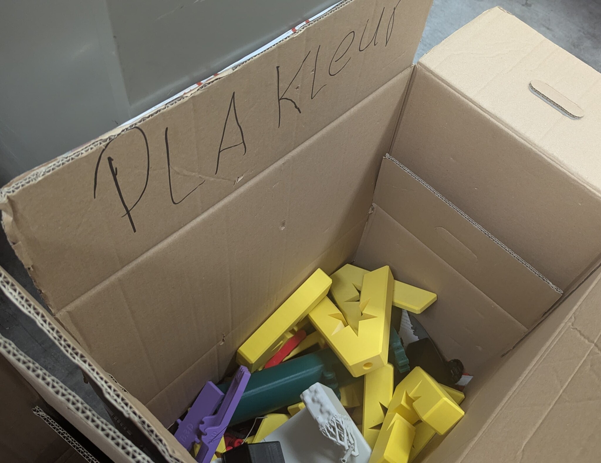 Our PLA recycling bin