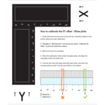 UltiMaker XY calibration sheet (219567)