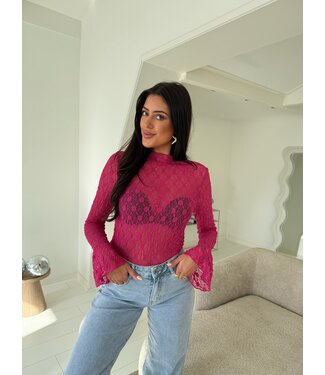 Top Ambika Lace Pink