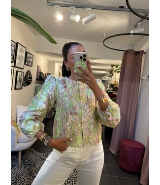 Ambika Blouse Jacket Lime