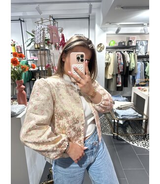 Ambika Blouse Jacket Gold Pink